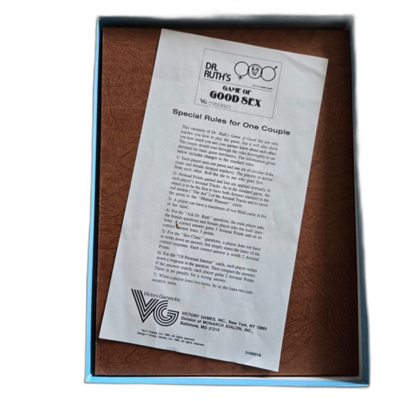 Dr. Ruth's Game of Good Sex; 1985 Vintage - Picture 6 of 6